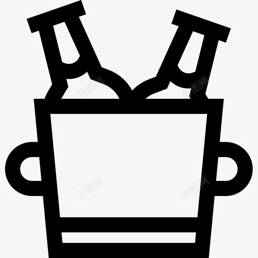 啤酒61号酒吧直线型图标svg_新图网 https://ixintu.com 61号 啤酒 直线 线型 酒吧