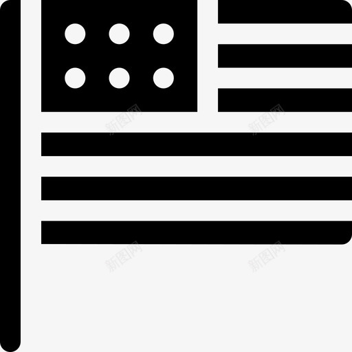 美利坚合众国美国16已填充图标svg_新图网 https://ixintu.com 合众国 填充 美利坚 美国