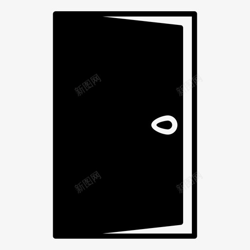 门进来进入图标svg_新图网 https://ixintu.com 开门 房子内部 登录 签到 进入 进来 门