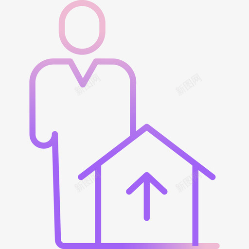 卖方房地产179轮廓坡度图标svg_新图网 https://ixintu.com 卖方 坡度 房地产 轮廓