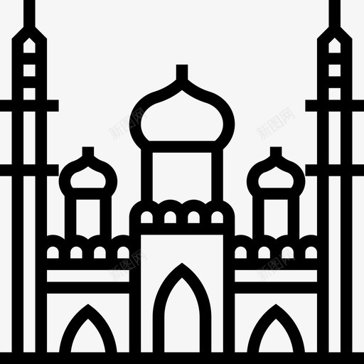 JamaMasjid印度14岁直系图标svg_新图网 https://ixintu.com JamaMasjid 印度14岁 直系