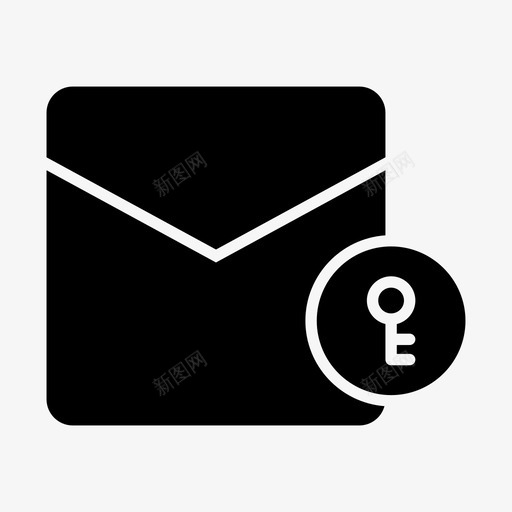 电子邮件联系人钥匙图标svg_新图网 https://ixintu.com 信件 电子邮件 联系人 邮件 钥匙