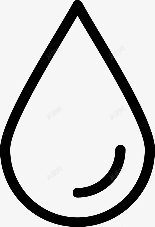 水血水滴图标svg_新图网 https://ixintu.com 水滴