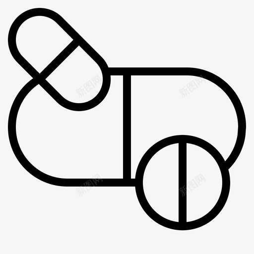 采购产品药丸胶囊药物图标svg_新图网 https://ixintu.com 产品 保健 医疗 大纲 胶囊 药丸 药品 药物 采购
