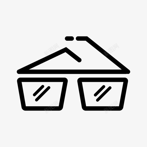 太阳镜墨镜夏天图标svg_新图网 https://ixintu.com 墨镜 夏天 太阳镜 旅行