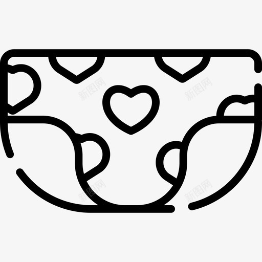内裤love88直筒图标svg_新图网 https://ixintu.com love 内裤 直筒