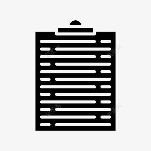 检查检查表剪贴板图标svg_新图网 https://ixintu.com 剪贴板 字形 库存 教育 检查 检查表