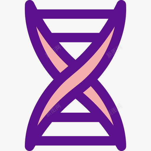 Dna解剖学4线状颜色图标svg_新图网 https://ixintu.com Dna 线状 解剖学 颜色