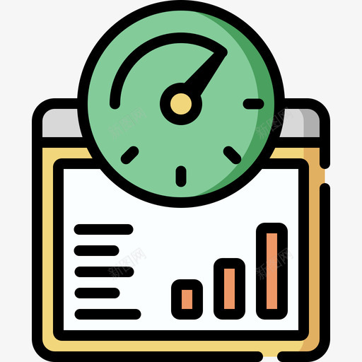 车速表腹板展开线颜色图标svg_新图网 https://ixintu.com 线颜色 腹板展开 车速表