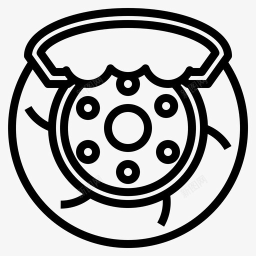 刹车片引擎机械图标svg_新图网 https://ixintu.com 刹车片 外形 引擎 形图 技术 服务 机械 汽车 维修