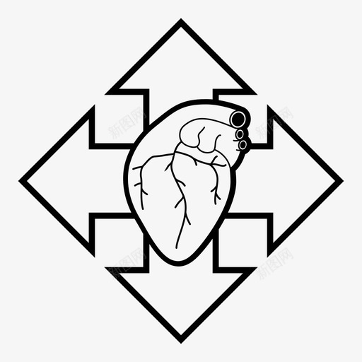 跟随你的心欲望感觉图标svg_新图网 https://ixintu.com 你的 倾向 感觉 格言 欲望 激情 直觉 跟随