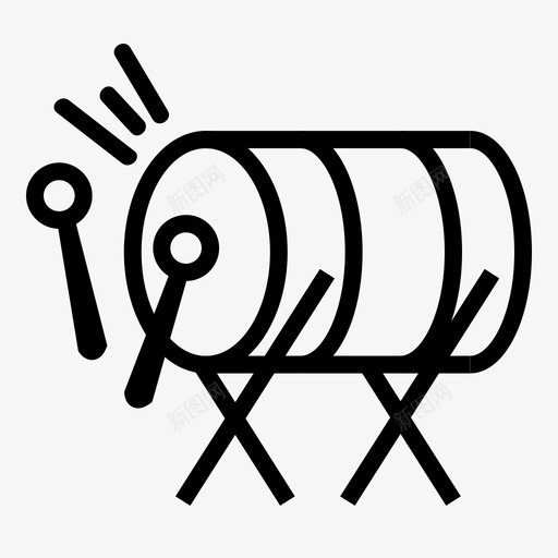 鼓斋月斋月卡里姆图标svg_新图网 https://ixintu.com 卡里 斋月
