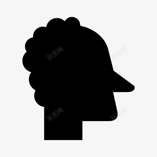 男头老图标svg_新图网 https://ixintu.com 用户 男头 轮廓