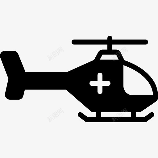 急救直升机空中救护空中医疗服务图标svg_新图网 https://ixintu.com 医疗服务 急救 救护 直升机 空中
