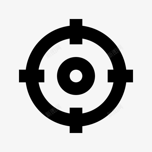 目标十字准星焦点图标svg_新图网 https://ixintu.com 准星 十字 投篮 焦点 目标 路线 运动 进球