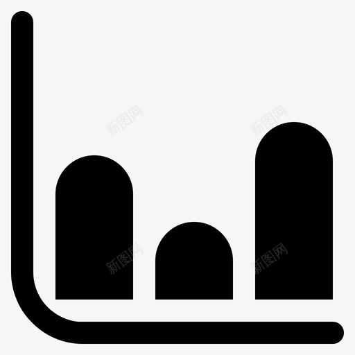 统计条形图业务图标svg_新图网 https://ixintu.com 业务 启动 启动字形 星型 条形图 界面 统计