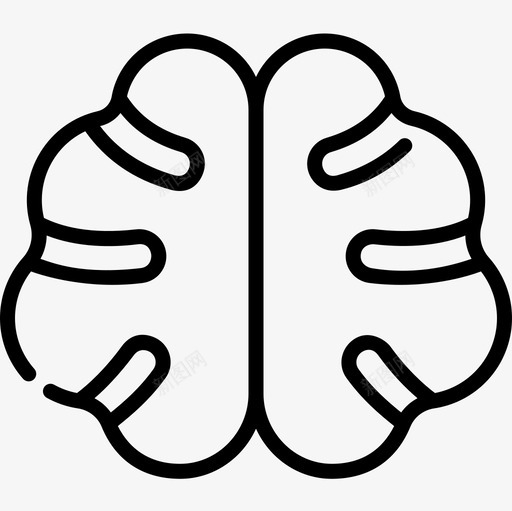 大脑健康55线性图标svg_新图网 https://ixintu.com 健康 大脑 线性