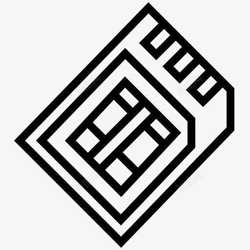 sim卡手机联系人图标svg_新图网 https://ixintu.com sim 小工 工具 手机 服务 联系人