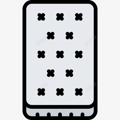 卧室家具132彩色图标svg_新图网 https://ixintu.com 卧室 家具 彩色