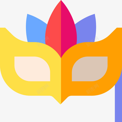 眼罩意大利19扁平图标svg_新图网 https://ixintu.com 意大利 扁平 眼罩