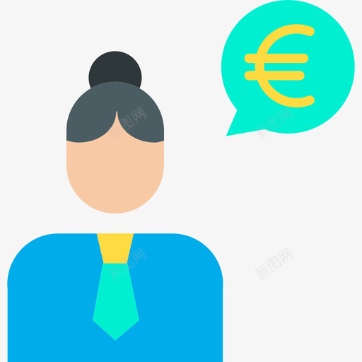 女商人商务357公寓图标svg_新图网 https://ixintu.com 公寓 商务357 女商人