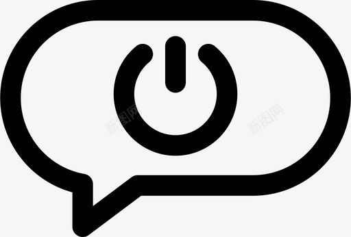 文字电源评论对话图标svg_新图网 https://ixintu.com 信息 关闭 对话 待机 文字 电源 评论 通话