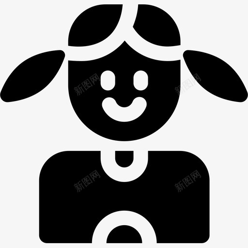 女孩38家有人图标svg_新图网 https://ixintu.com 38家 女孩 有人