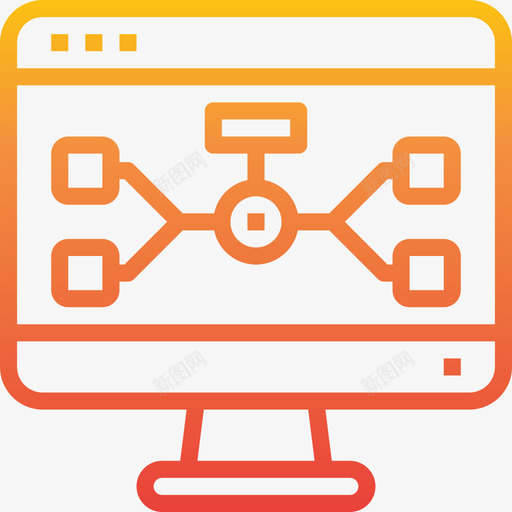 流程图网站和windows界面3渐变图标svg_新图网 https://ixintu.com windows 流程图 渐变 界面 网站