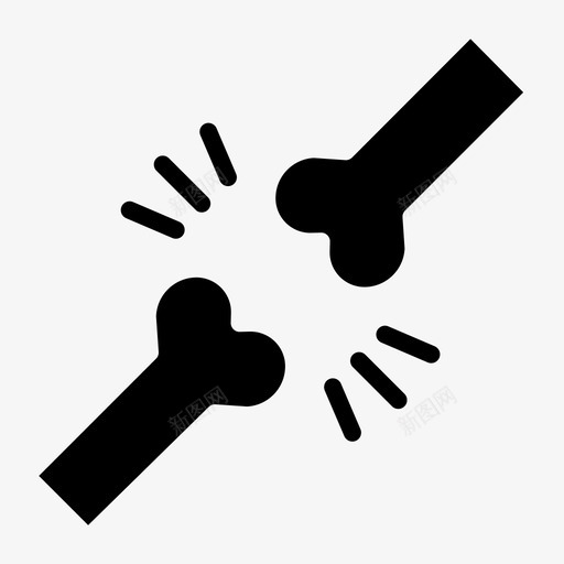 骨骼身体部位医疗保健图标svg_新图网 https://ixintu.com 人体 医用固体 医疗保健 膝盖骨 身体部位 骨骼