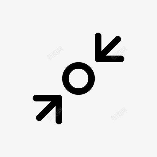 捏箭头手势图标svg_新图网 https://ixintu.com 手势 移动 箭头 缩放