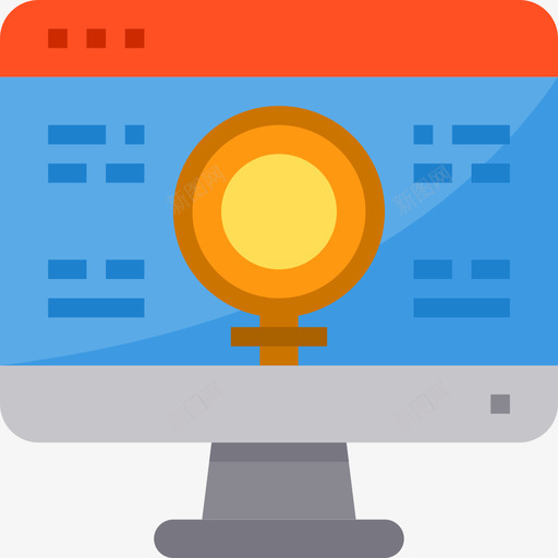 搜索网站和windows界面4平面图标svg_新图网 https://ixintu.com 平面 搜索 网站和windows界面4