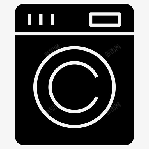 自动洗衣机布洗机电器图标svg_新图网 https://ixintu.com 一套 图形 图标 家电 布洗机 洗衣机 电器 自动