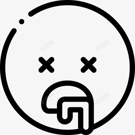 卓尔表情17直系图标svg_新图网 https://ixintu.com 卓尔 直系 表情