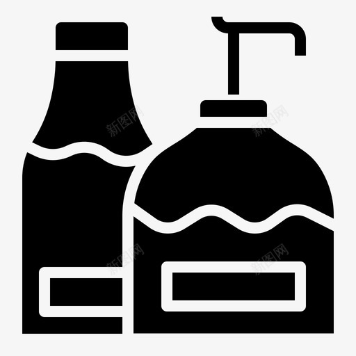 糖浆甜点食物图标svg_新图网 https://ixintu.com 咖啡厅固体 甜点 糖浆 食物 食物和餐厅