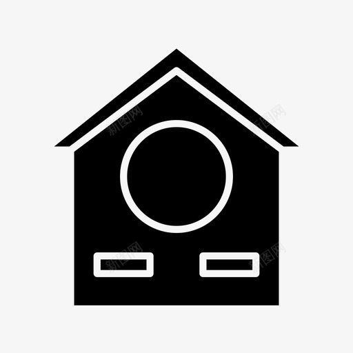 家房子销售图标svg_新图网 https://ixintu.com 不动产 房子 铭文 销售