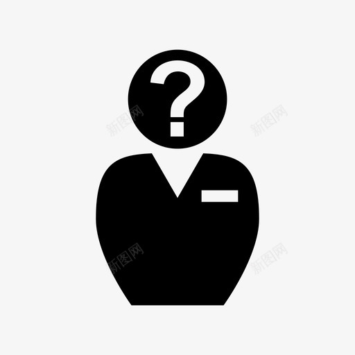 失踪迷路人图标svg_新图网 https://ixintu.com 人 失踪 搜索 迷路