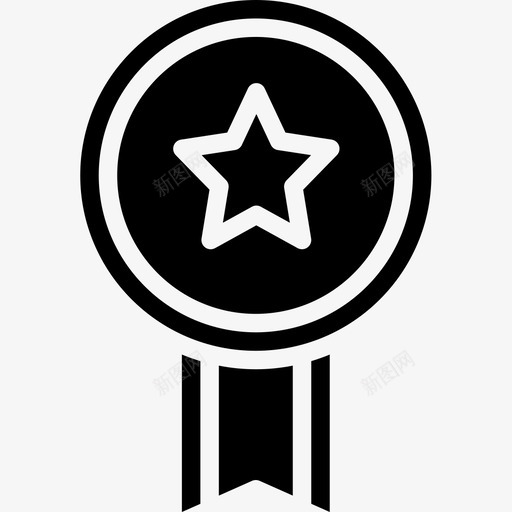 奖章奖励和徽章10雕文图标svg_新图网 https://ixintu.com 奖励和徽章10 奖章 雕文