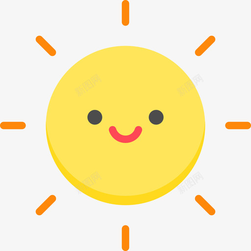 阳光夏季销售10持平图标svg_新图网 https://ixintu.com 夏季 持平 销售 阳光