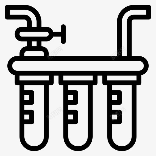 采购产品水过滤器水过滤器家具和家庭图标svg_新图网 https://ixintu.com 家具和家庭 建筑轮廓 水过滤器 纯净 采购产品水过滤器