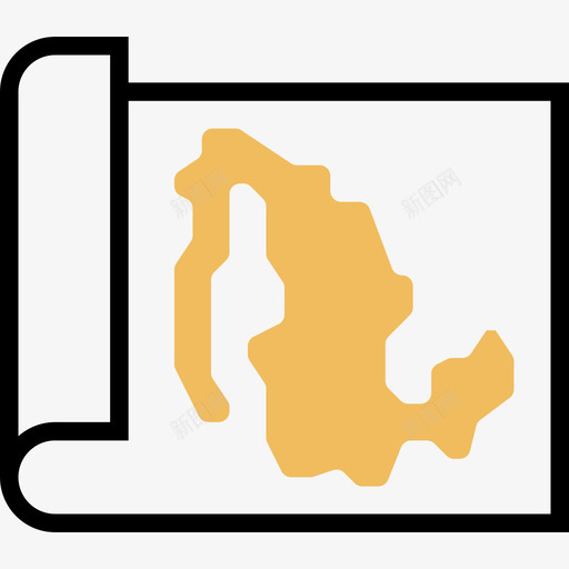 墨西哥墨西哥10黄色阴影图标svg_新图网 https://ixintu.com 墨西哥 阴影 黄色