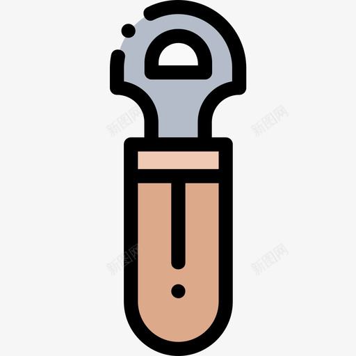 开瓶器64号酒吧线性颜色图标svg_新图网 https://ixintu.com 64号 开瓶器 线性 酒吧 颜色