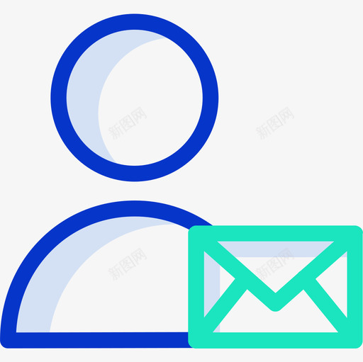 用户基本图标轮廓颜色svg_新图网 https://ixintu.com 图标 基本 用户 轮廓 颜色