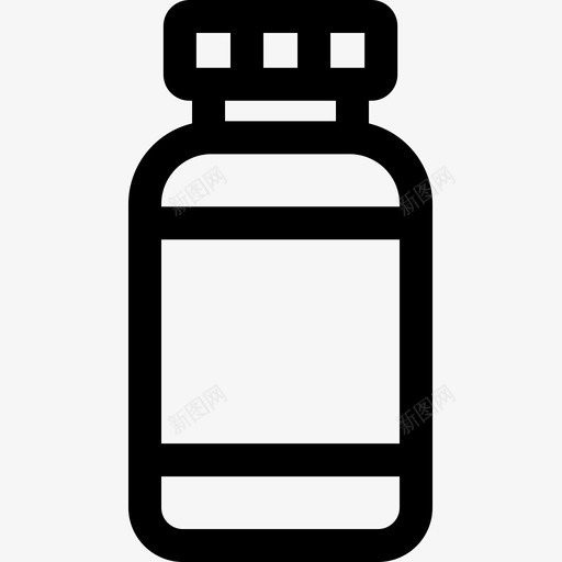 抗生素健康10线性图标svg_新图网 https://ixintu.com 健康10 抗生素 线性