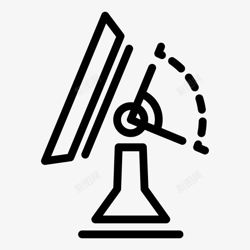 角度调节监视器角度视野图标svg_新图网 https://ixintu.com 电视技术 监视器 视野 角度 调节