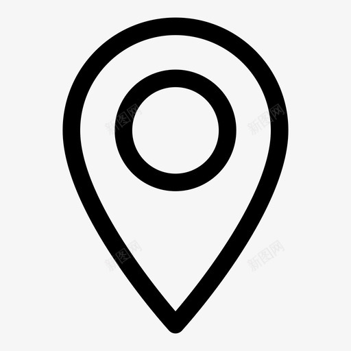地图引脚地址地标图标svg_新图网 https://ixintu.com 5px 位置 地图 地址 地标 地点 引脚 用户界面 轮廓