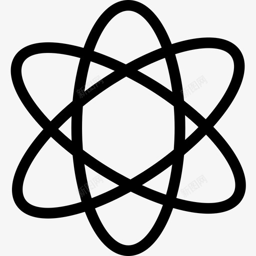 原子商业361线性图标svg_新图网 https://ixintu.com 原子 商业361 线性