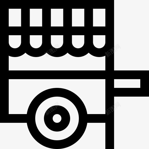美食摊位城市公园18号直线型图标svg_新图网 https://ixintu.com 18号 公园 城市 摊位 直线 线型 美食