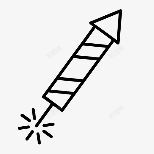 火箭商务圣诞节图标svg_新图网 https://ixintu.com 前夜 商务 圣诞节 新年 火箭