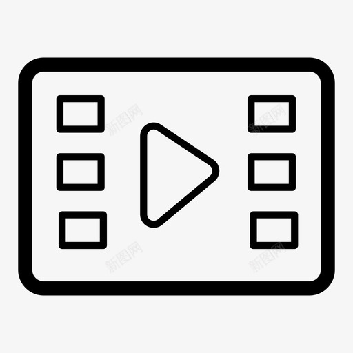 卷摄影机卷电影卷图标svg_新图网 https://ixintu.com 拍摄 摄影机 电影