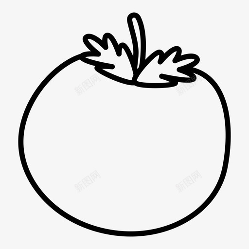 番茄热的纯素的图标svg_新图网 https://ixintu.com 热的 番茄 素食的 纯素的 蔬菜的